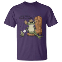 Funny Cowboy Frog T Shirt Sometimes I Just Be Fartin - Wonder Print Shop