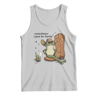 Funny Cowboy Frog Tank Top Sometimes I Just Be Fartin - Wonder Print Shop