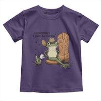 Funny Cowboy Frog Toddler T Shirt Sometimes I Just Be Fartin - Wonder Print Shop