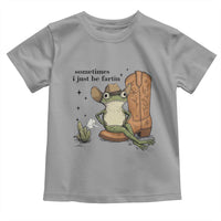 Funny Cowboy Frog Toddler T Shirt Sometimes I Just Be Fartin - Wonder Print Shop
