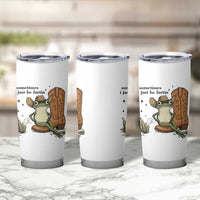 Funny Cowboy Frog Tumbler Cup Sometimes I Just Be Fartin - Wonder Print Shop