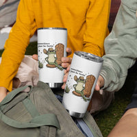 Funny Cowboy Frog Tumbler Cup Sometimes I Just Be Fartin - Wonder Print Shop
