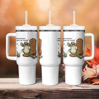 Funny Cowboy Frog Tumbler With Handle Sometimes I Just Be Fartin - Wonder Print Shop