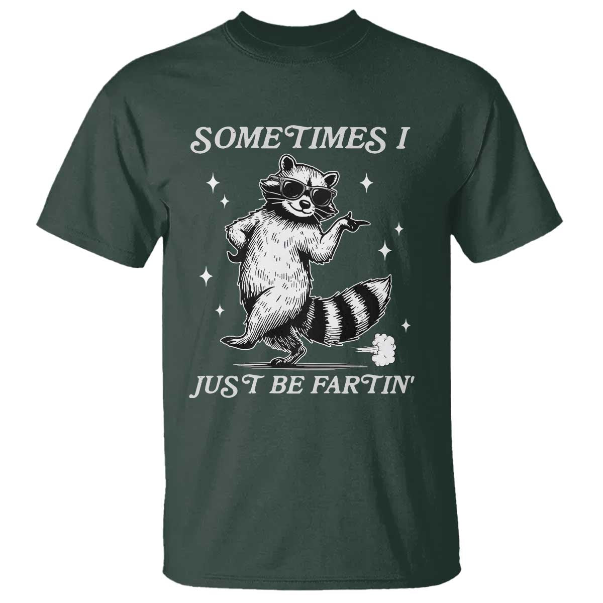 Sometimes I Just Be Fartin T Shirt Funny Raccoon Meme - Wonder Print Shop