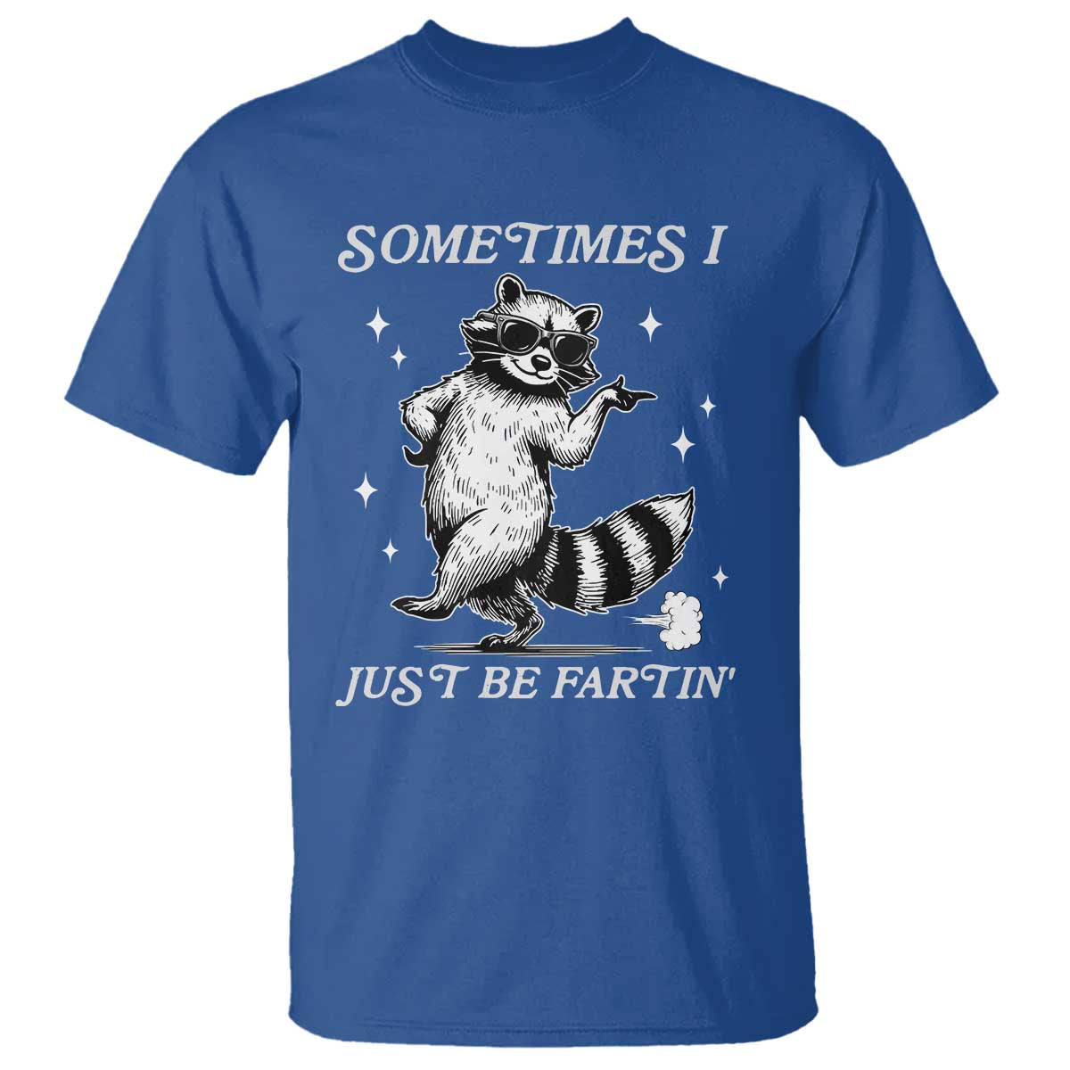 Sometimes I Just Be Fartin T Shirt Funny Raccoon Meme - Wonder Print Shop