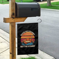 Funny Crab Meme Y2K Garden Flag Make Me Crabby Get The Stabby - Wonder Print Shop