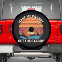 Funny Crab Meme Y2K Spare Tire Cover Make Me Crabby Get The Stabby - Wonder Print Shop