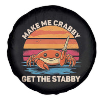 Funny Crab Meme Y2K Spare Tire Cover Make Me Crabby Get The Stabby - Wonder Print Shop
