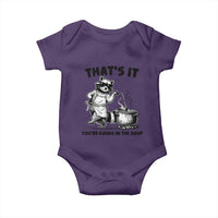 Funny Raccoon Meme Baby Onesie That Is It You Are Going In The Soup - Wonder Print Shop