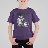 Funny Raccoon Meme T Shirt For Kid That Is It You Are Going In The Soup - Wonder Print Shop