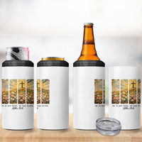 He Is Not Here He Is Risen 4 in 1 Can Cooler Tumbler Christian Easter Bible Verse