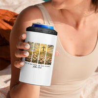 He Is Not Here He Is Risen 4 in 1 Can Cooler Tumbler Christian Easter Bible Verse