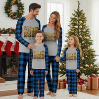 He Is Not Here He Is Risen Plaid Pajama Set Christian Easter Bible Verse