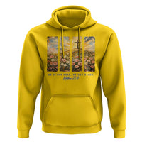 He Is Not Here He Is Risen Hoodie Christian Easter Bible Verse