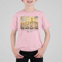 He Is Not Here He Is Risen T Shirt For Kid Christian Easter Bible Verse