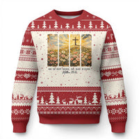 He Is Not Here He Is Risen Ugly Christmas Sweater Christian Easter Bible Verse