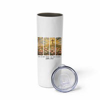He Is Not Here He Is Risen Skinny Tumbler Christian Easter Bible Verse