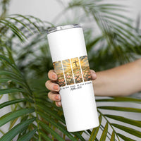 He Is Not Here He Is Risen Skinny Tumbler Christian Easter Bible Verse