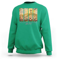 He Is Not Here He Is Risen Sweatshirt Christian Easter Bible Verse