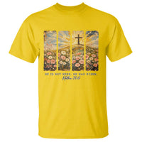 He Is Not Here He Is Risen T Shirt Christian Easter Bible Verse