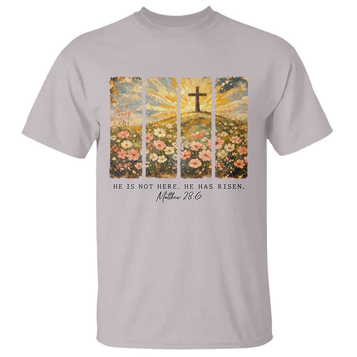 He Is Not Here He Is Risen T Shirt Christian Easter Bible Verse