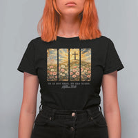 He Is Not Here He Is Risen T Shirt For Women Christian Easter Bible Verse