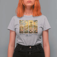 He Is Not Here He Is Risen T Shirt For Women Christian Easter Bible Verse