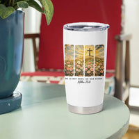 He Is Not Here He Is Risen Tumbler Cup Christian Easter Bible Verse