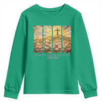 He Is Not Here He Is Risen Youth Sweatshirt Christian Easter Bible Verse