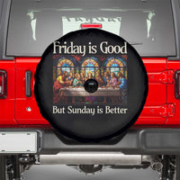 Christian Easter Spare Tire Cover Friday is Good Sunday is Better
