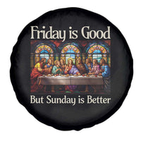 Christian Easter Spare Tire Cover Friday is Good Sunday is Better