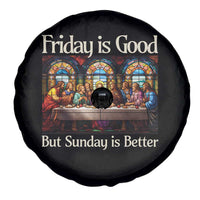 Christian Easter Spare Tire Cover Friday is Good Sunday is Better