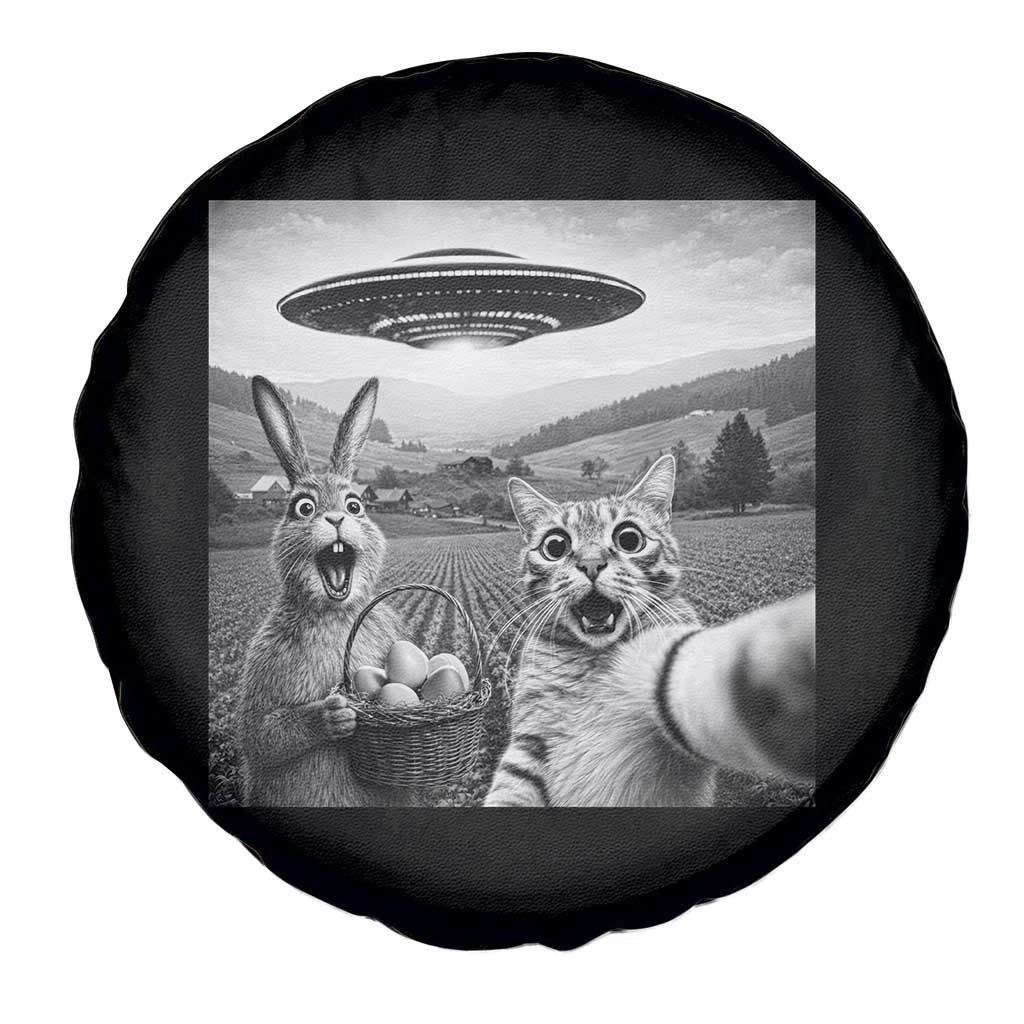 Funny Easter Spare Tire Cover Christian Cat Selfie Bunny Meme