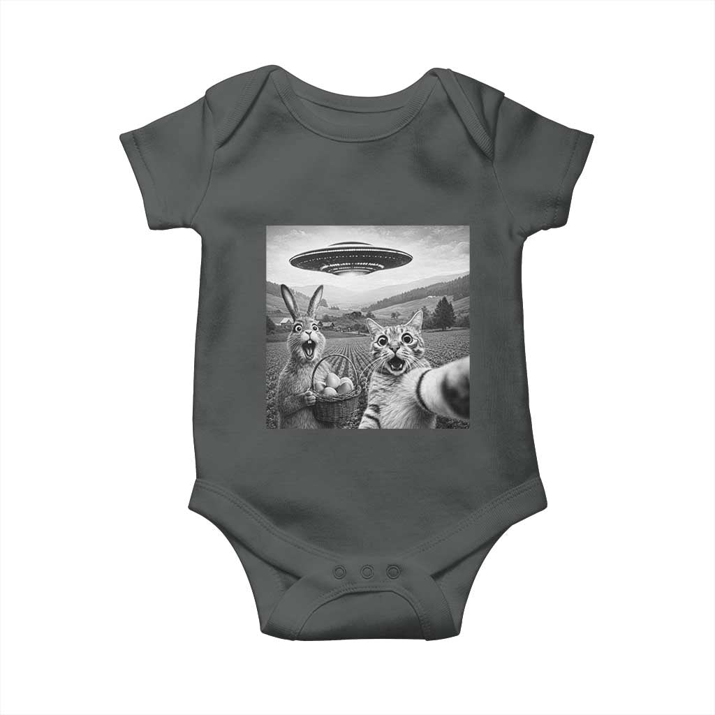 Funny Easter Baby Onesie Christian Cat Selfie Bunny Meme