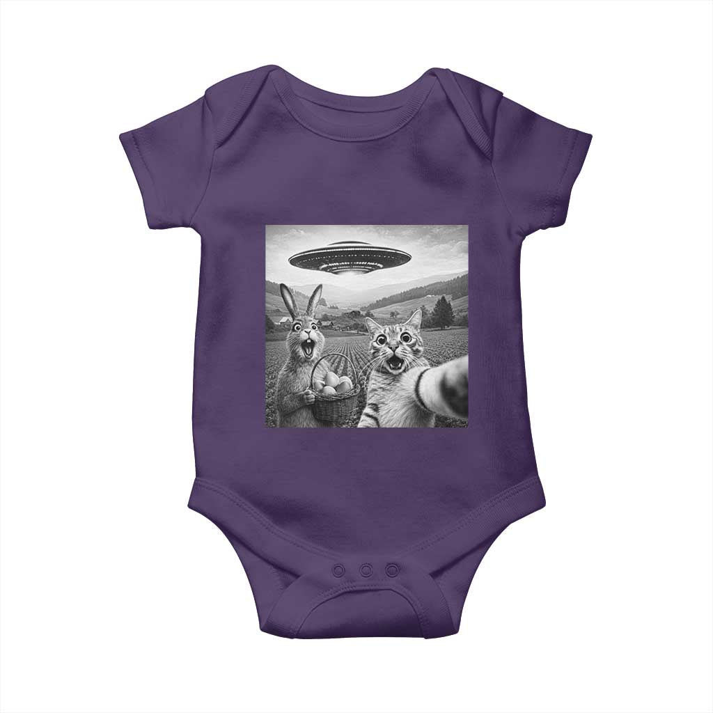 Funny Easter Baby Onesie Christian Cat Selfie Bunny Meme