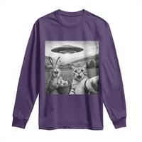 Funny Easter Long Sleeve Shirt Christian Cat Selfie Bunny Meme