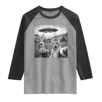 Funny Easter Raglan Shirt Christian Cat Selfie Bunny Meme