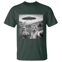 Funny Easter T Shirt Christian Cat Selfie Bunny Meme