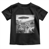 Funny Easter Toddler T Shirt Christian Cat Selfie Bunny Meme