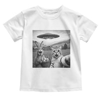 Funny Easter Toddler T Shirt Christian Cat Selfie Bunny Meme