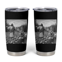 Funny Easter Jesus Tumbler Cup Christian Jesus Bunny Selfie Religious