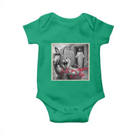 Funny Easter Jesus Baby Onesie Christian Jesus Come Back Bunny Selfie