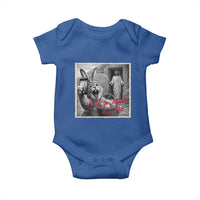 Funny Easter Jesus Baby Onesie Christian Jesus Come Back Bunny Selfie
