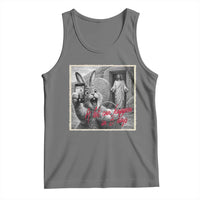 Funny Easter Jesus Tank Top Christian Jesus Come Back Bunny Selfie
