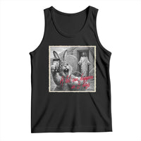 Funny Easter Jesus Tank Top Christian Jesus Come Back Bunny Selfie