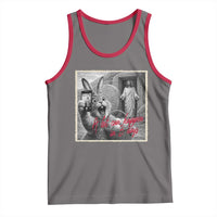 Funny Easter Jesus Tank Top Christian Jesus Come Back Bunny Selfie