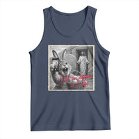 Funny Easter Jesus Tank Top Christian Jesus Come Back Bunny Selfie