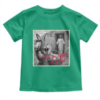 Funny Easter Jesus Toddler T Shirt Christian Jesus Come Back Bunny Selfie