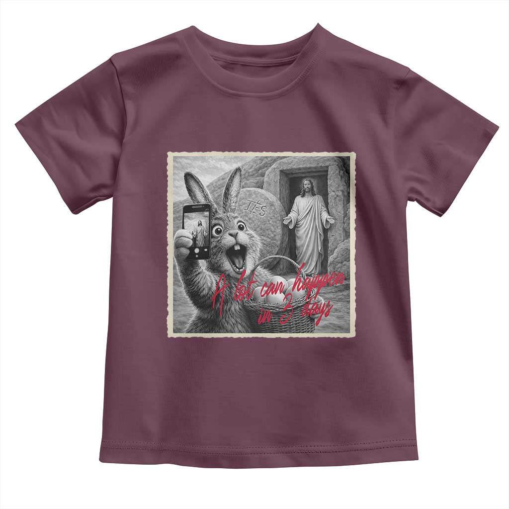 Funny Easter Jesus Toddler T Shirt Christian Jesus Come Back Bunny Selfie