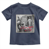 Funny Easter Jesus Toddler T Shirt Christian Jesus Come Back Bunny Selfie